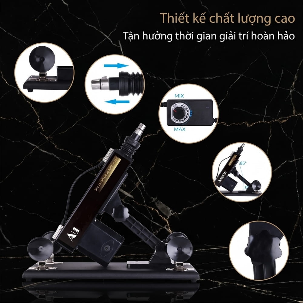 Dương vật giả đa năng Amazing Power súng máy 8 đầu
