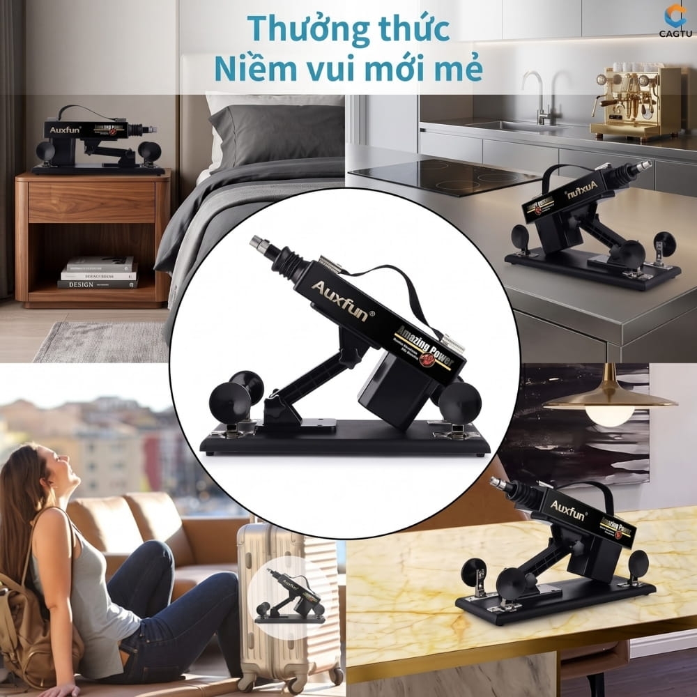 Dương vật giả đa năng Amazing Power súng máy 8 đầu