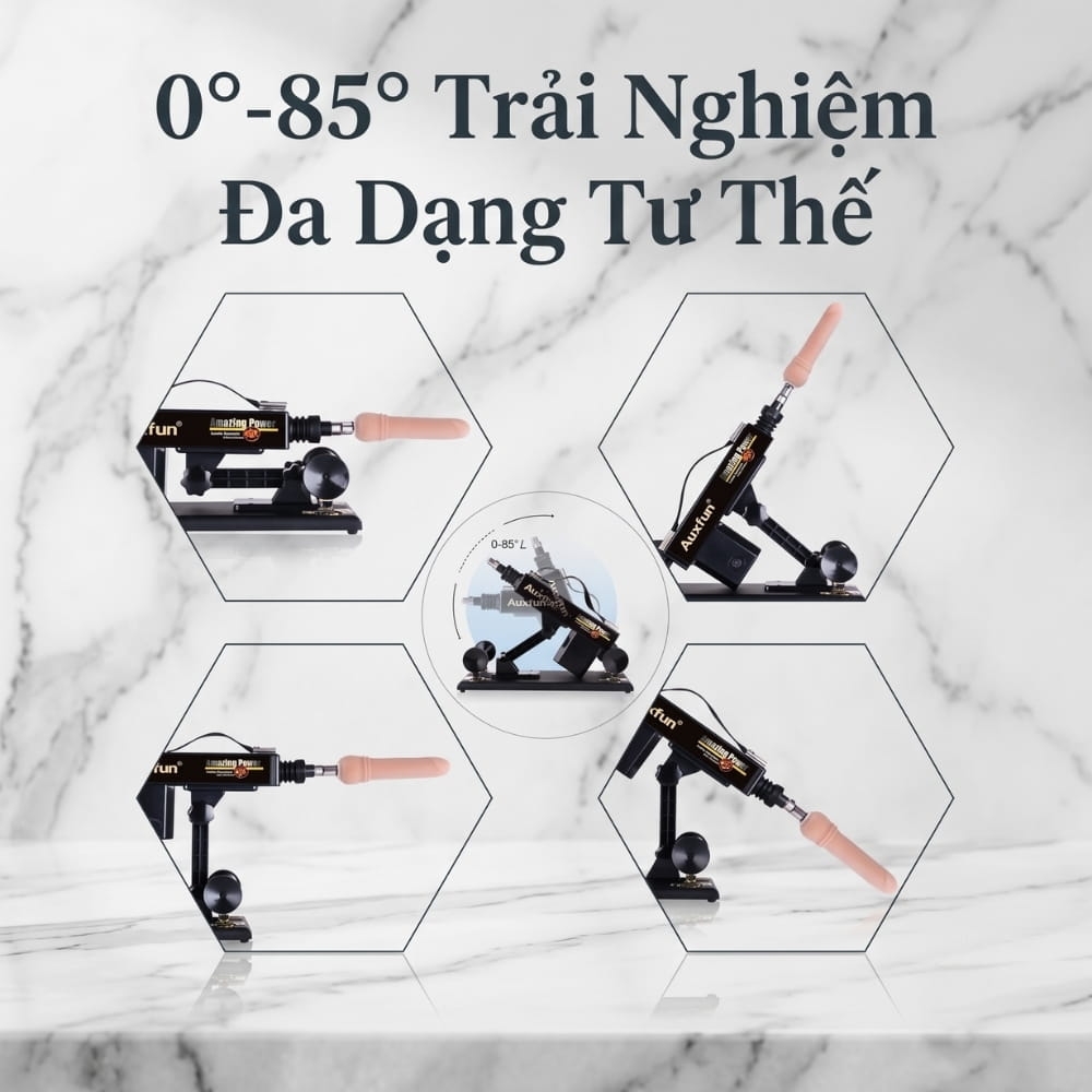 Dương vật giả đa năng Amazing Power súng máy 8 đầu
