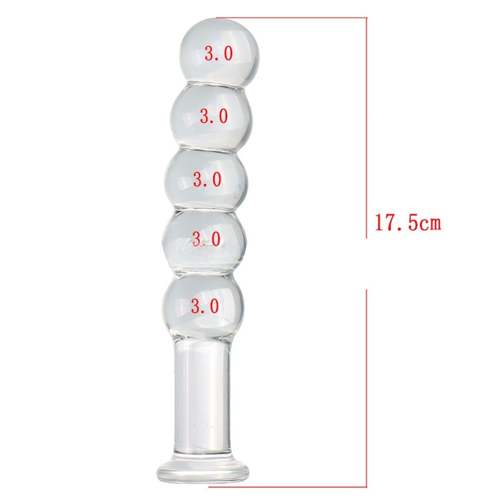 Dương vật giả ngụy trang Thủy Tinh Bi 3 Cm chính hãng