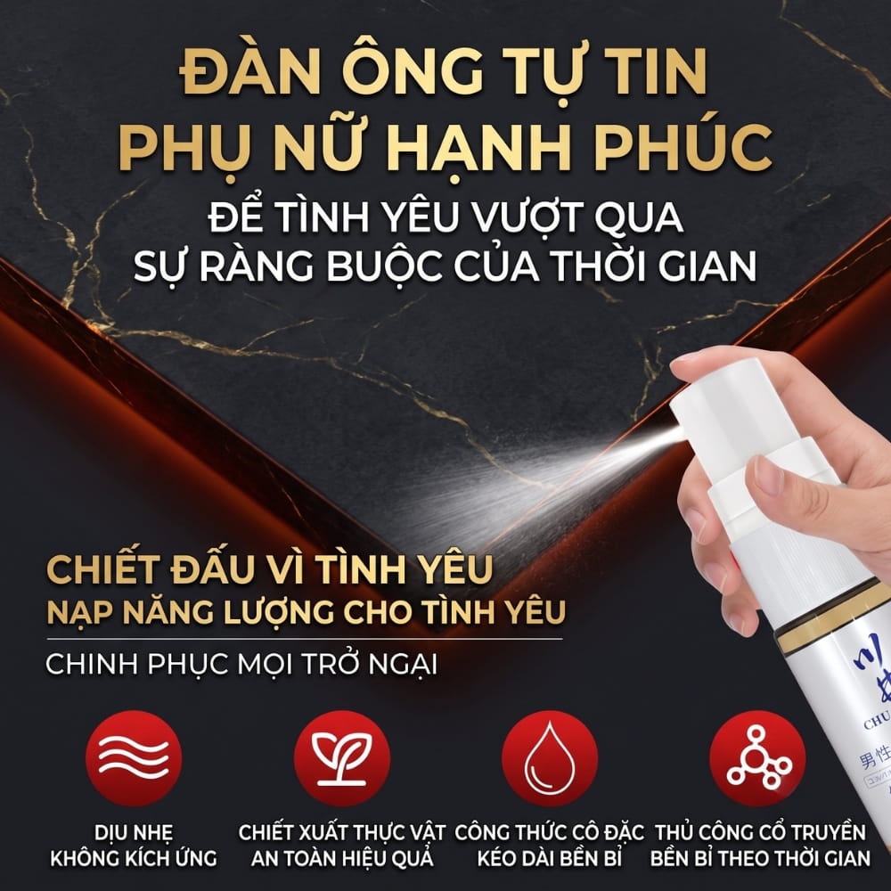 Xịt chống xuất tinh sớm ChuanJing Blue Gold 10ml
