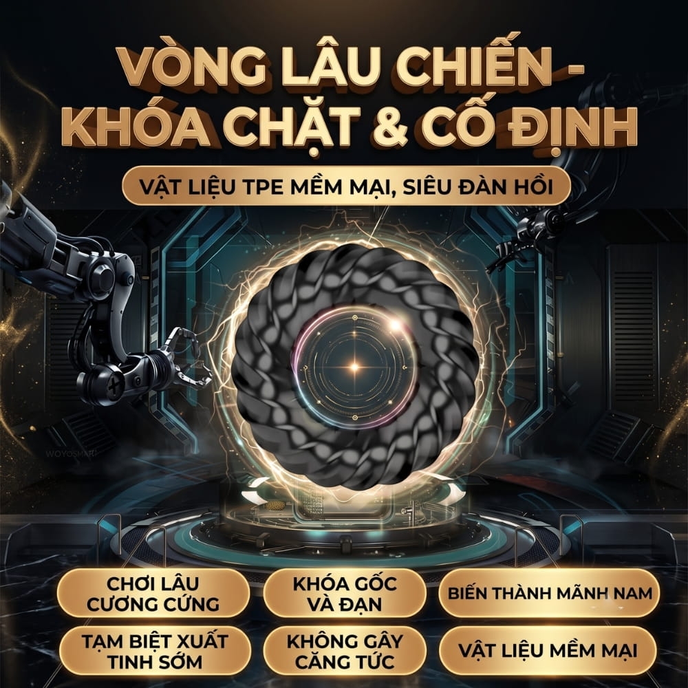 Vòng đeo dương vật Aichao Cock Ring Bộ 3s