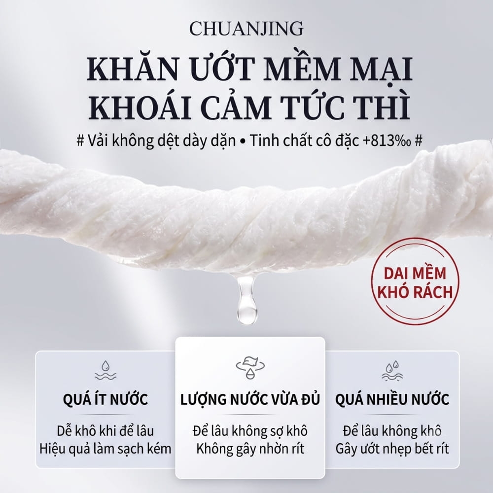 Khăn lau chống xuất tinh sớm ChuanJing Men’s Wipes – Lốc 10