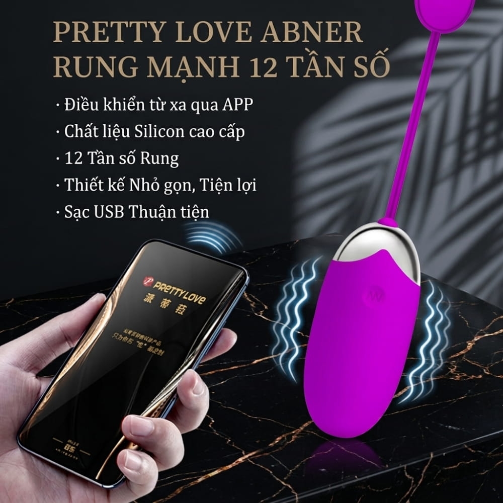 Trứng rung Pretty Love Abner App