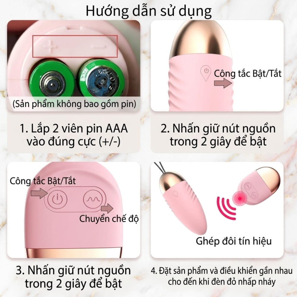 Trứng rung LiLo Gladiator 1 Remote