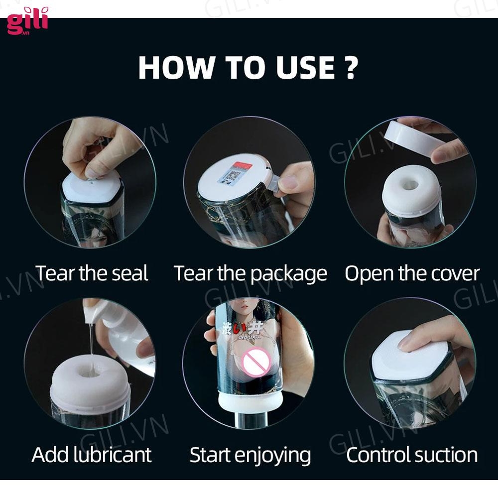 Âm đạo giả Drywell Nami dạng cốc chính hãng