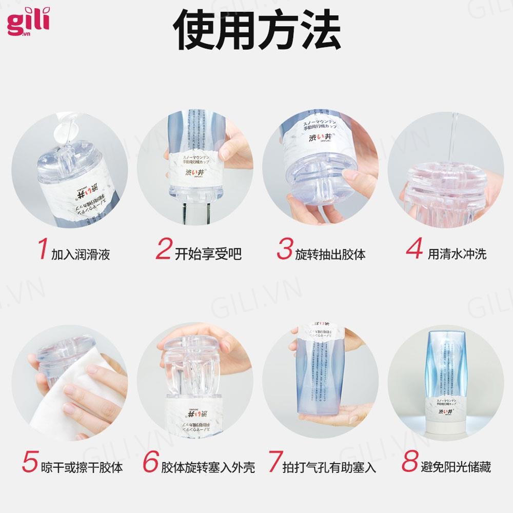 Âm đạo giả Drywell Snow Mountain dạng cốc chính hãng