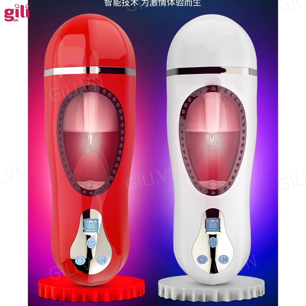 Âm đạo giả Wanle King Masturbation Cup rung, xoay chính hãng