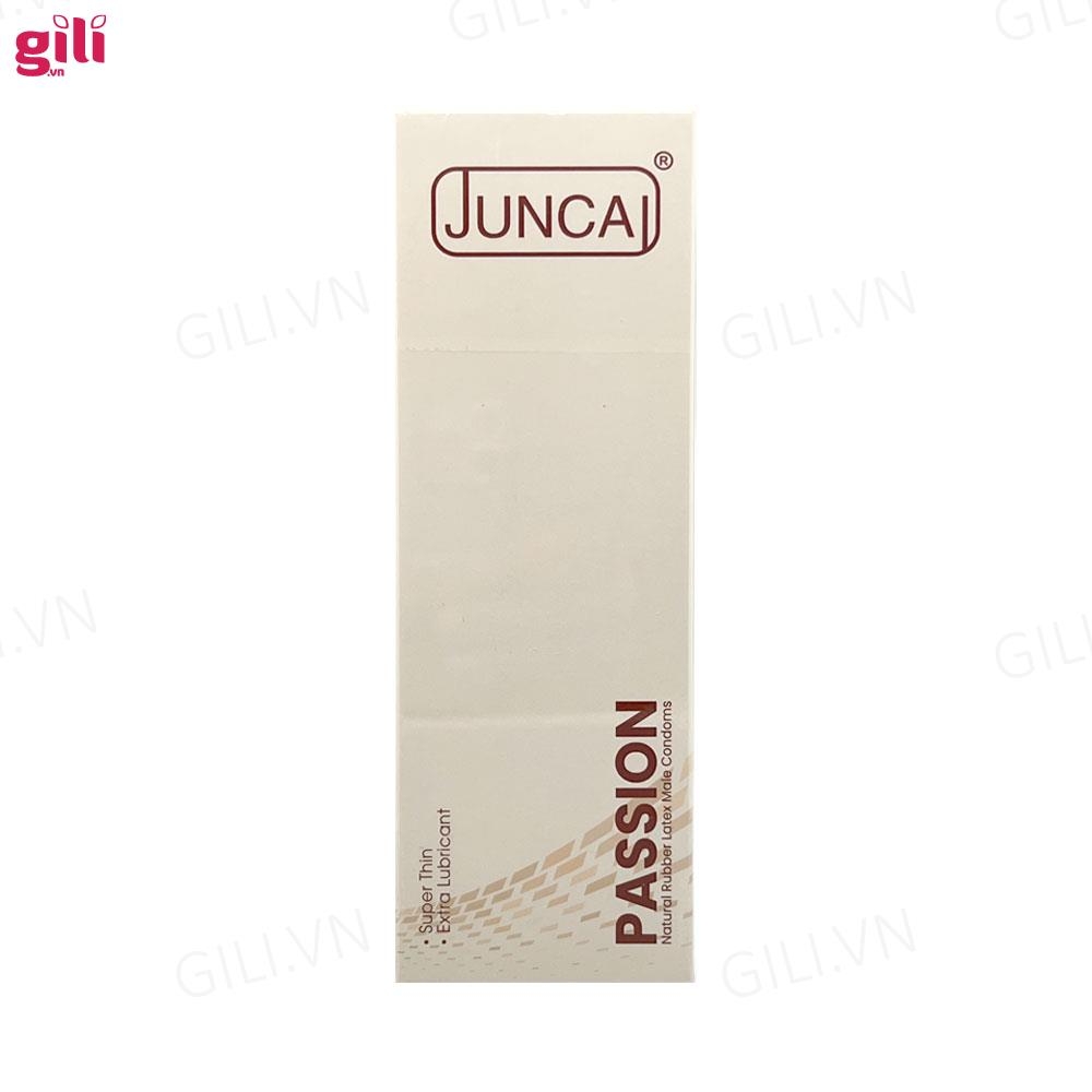 Bao cao su siêu mỏng Juncai Passion hộp 50 chiếc chính hãng