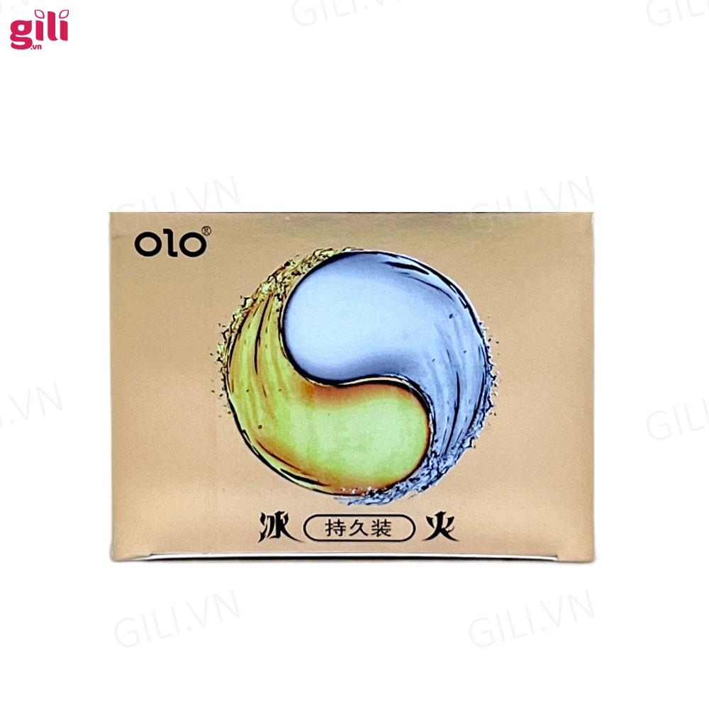 Bao cao su siêu mỏng Olo 0.01 Băng Hoả hộp 10 chiếc chính hãng