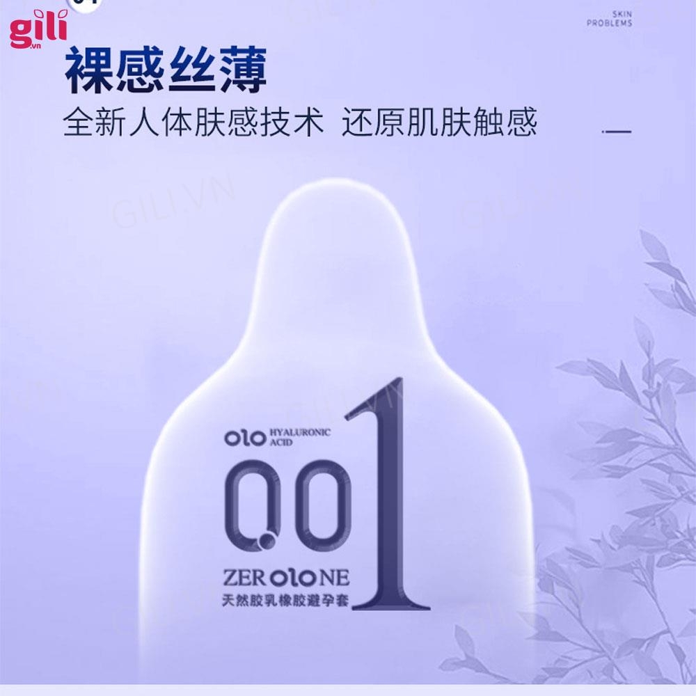 Bao cao su Olo Milk Tea Chagee hộp 10 chiếc siêu mỏng chính hãng