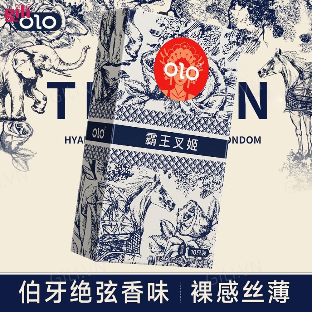 Bao cao su Olo Milk Tea Chagee hộp 10 chiếc siêu mỏng chính hãng