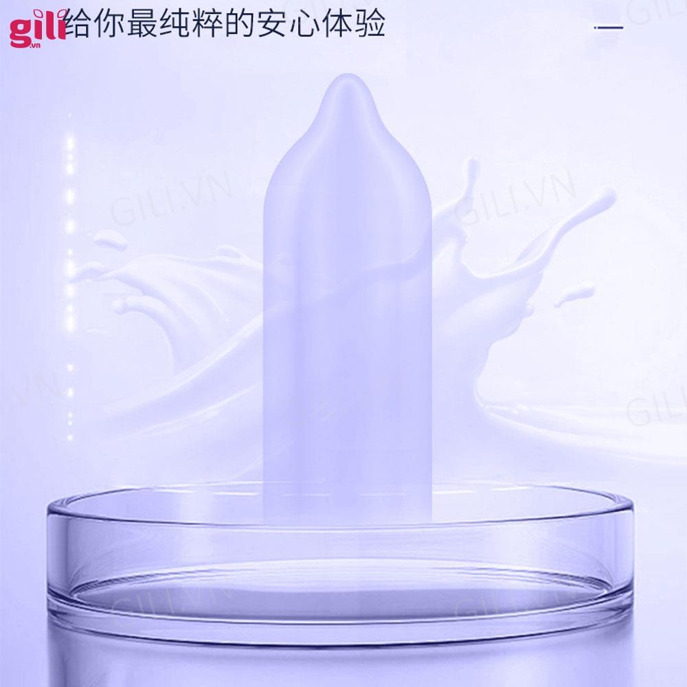 Bao cao su Olo Milk Tea Chagee hộp 10 chiếc siêu mỏng chính hãng