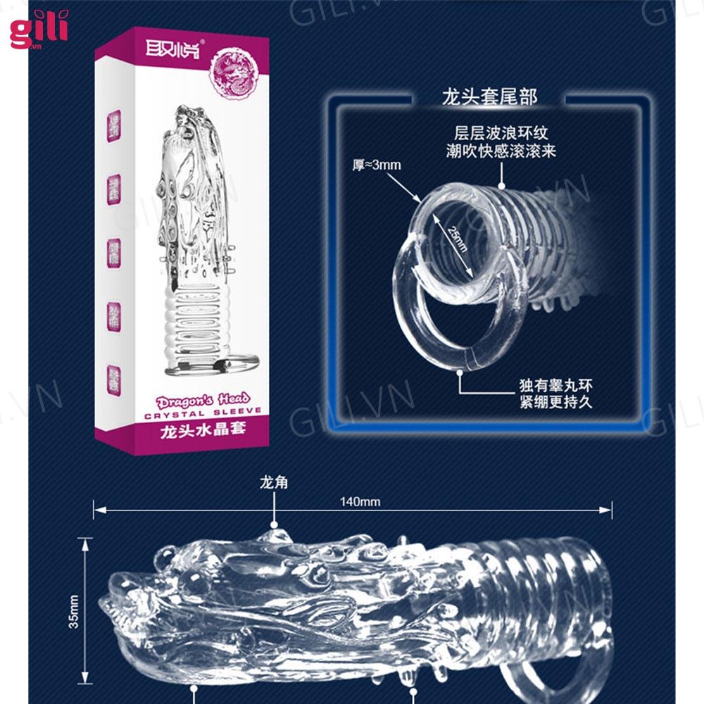 Bao cao su đôn dên Aichao Đầu Rồng tăng kích thước chính hãng