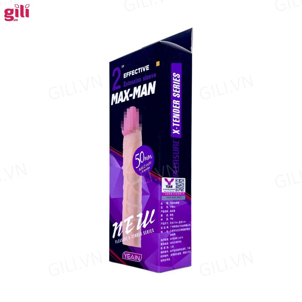 Bao cao su đôn dên Max-Man YY913 tăng kích thước chính hãng