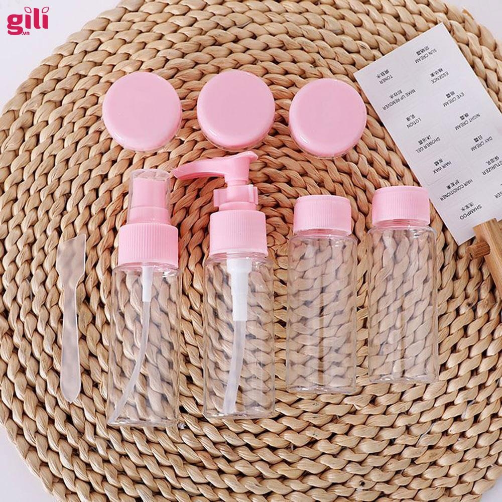 Bộ chiết mỹ phẩm du lịch Shulifang 7 món chính hãng