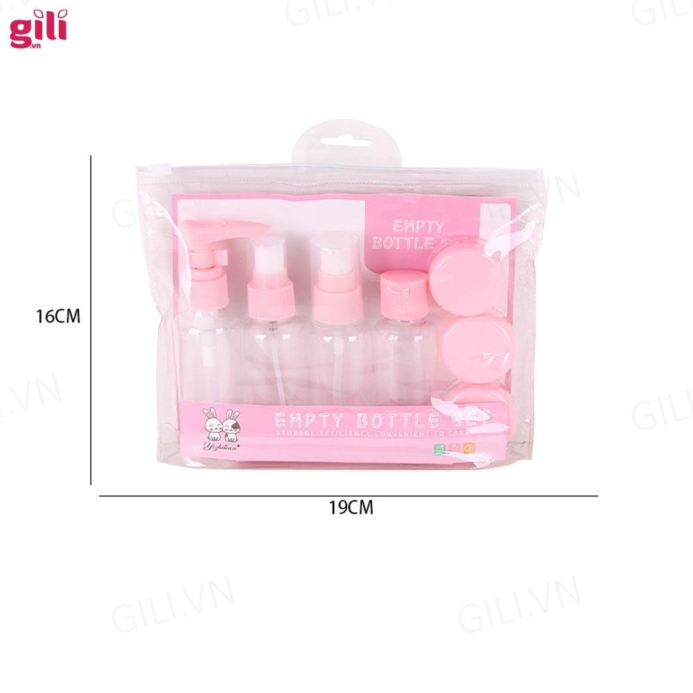 Bộ chiết mỹ phẩm du lịch Shulifang 7 món chính hãng