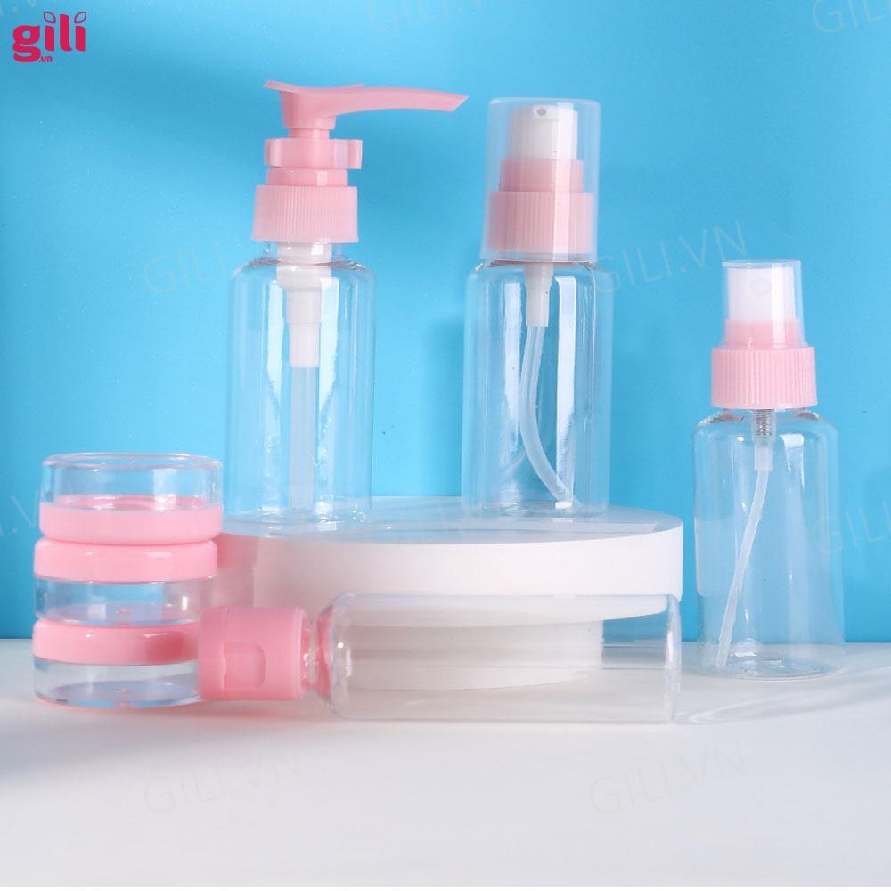 Bộ chiết mỹ phẩm du lịch Shulifang 7 món chính hãng