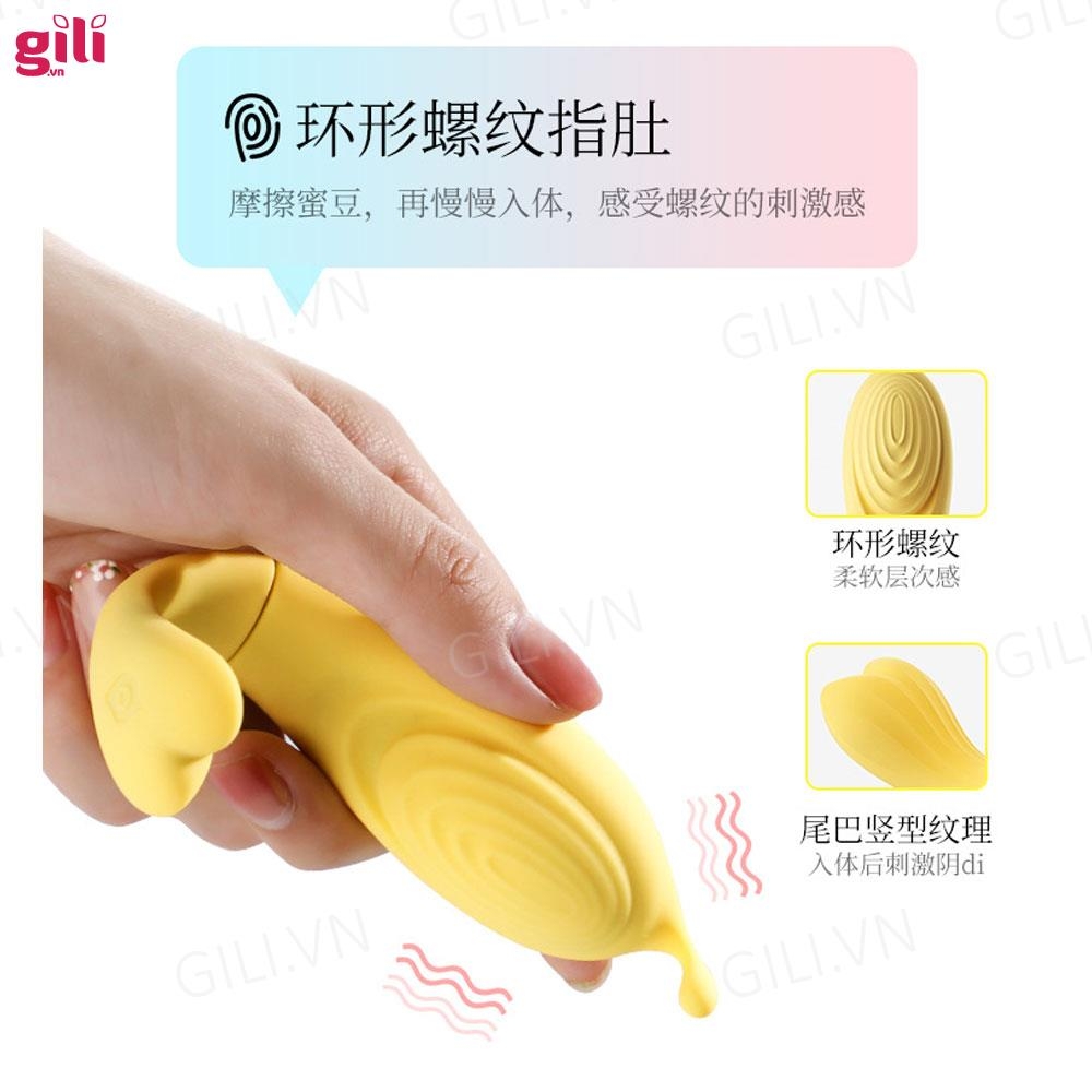 Chíp rung MizzZee Cá Voi remote massage chính hãng
