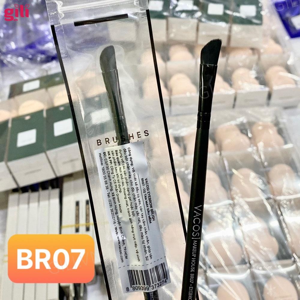 FIX Cọ tán mày đầu mềm lớn Vacosi Eyebrow Brush - BR07 1g chính hãng