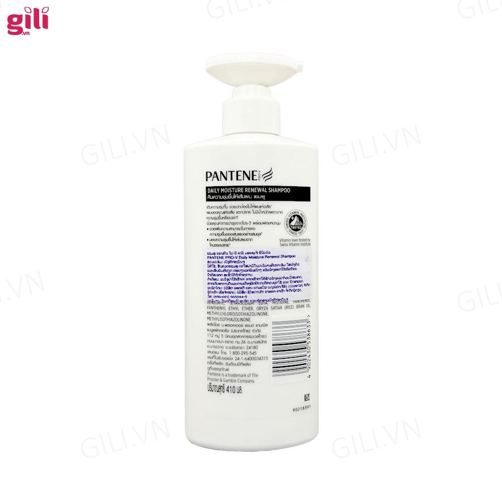 Dầu gội Pantene Daily Moisture Renewal 410ml chính hãng