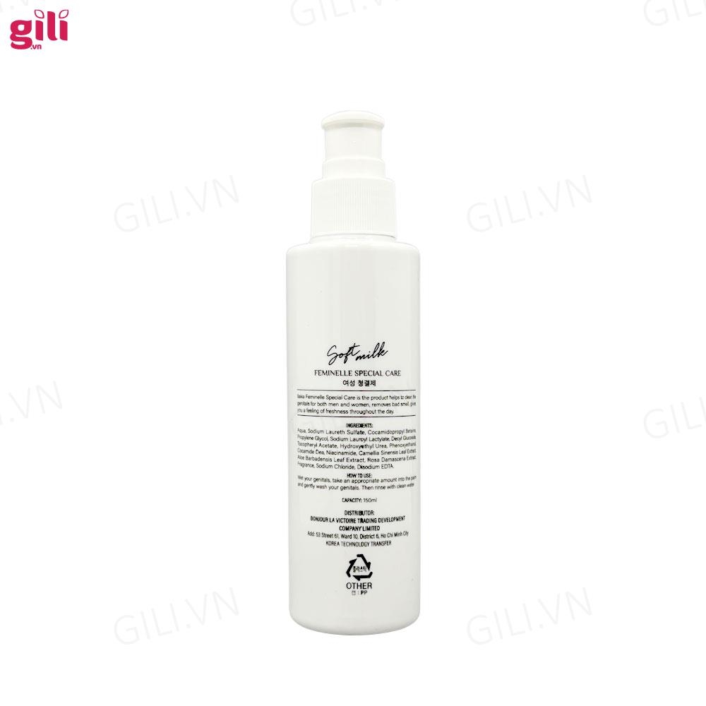 Dung dịch vệ sinh Ilakia Feminelle Special Care 150ml chính hãng