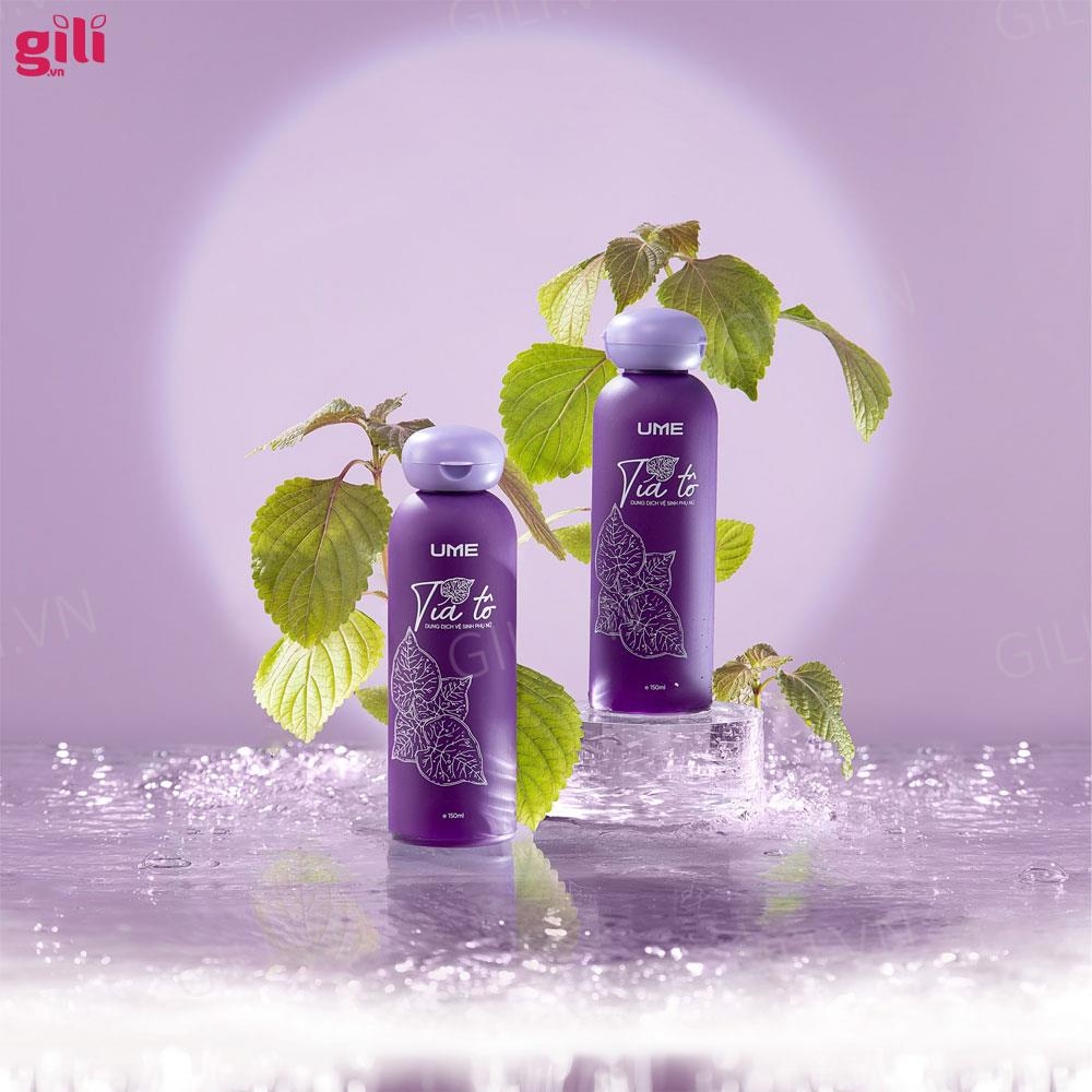 Dung dịch vệ sinh phụ nữ Ume Tía Tô 150ml chính hãng