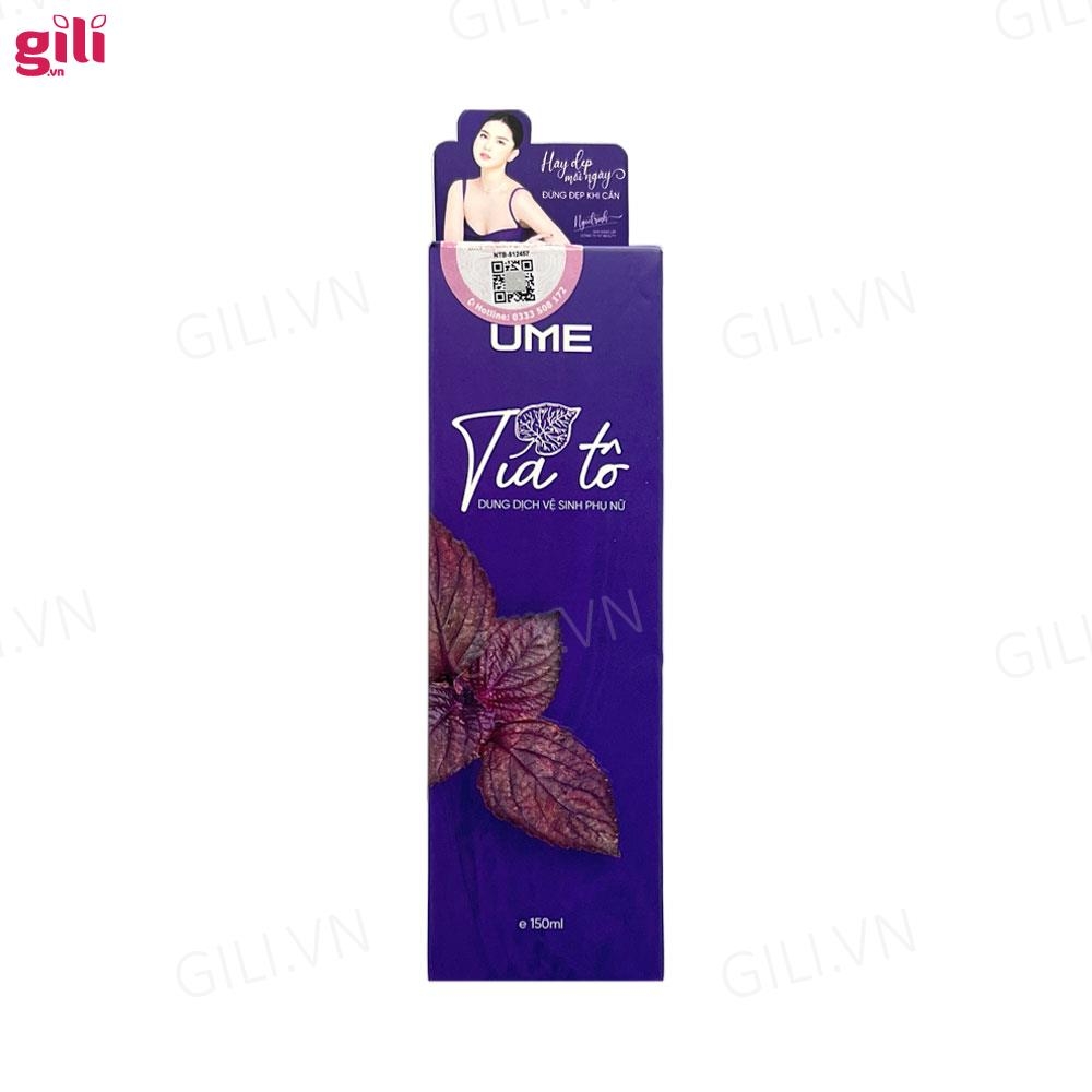 Dung dịch vệ sinh phụ nữ Ume Tía Tô 150ml chính hãng