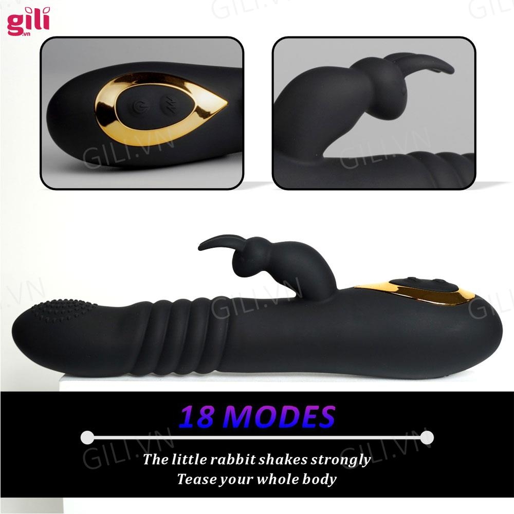 Dương vật giả Boqi Rabbit BQ587 đa năng chính hãng