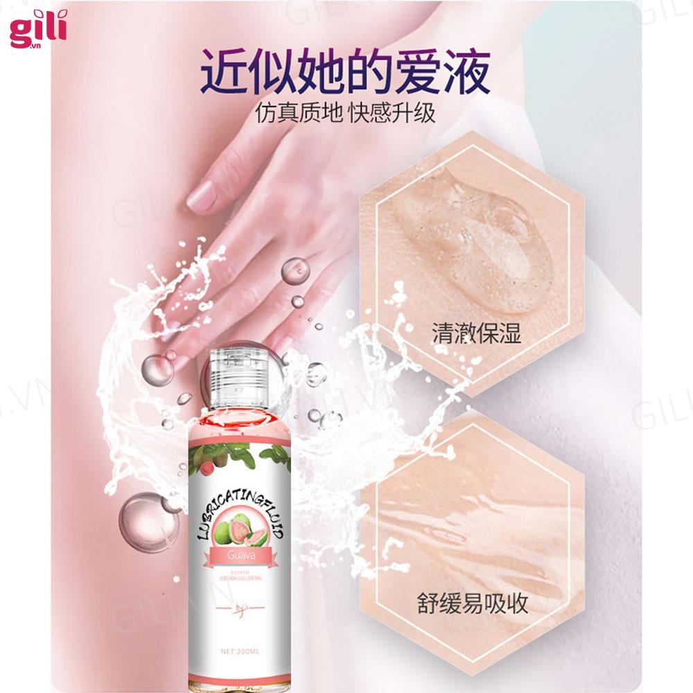Gel bôi trơn hương ổi hồng Boyafei 200ml chính hãng