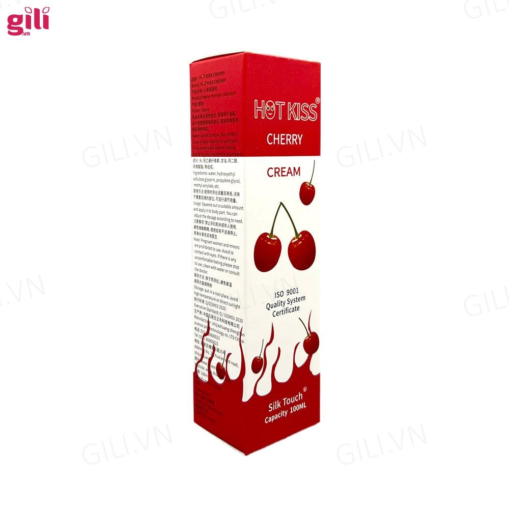 Gel bôi trơn hương cherry Hot Kiss Cherry 100ml chính hãng