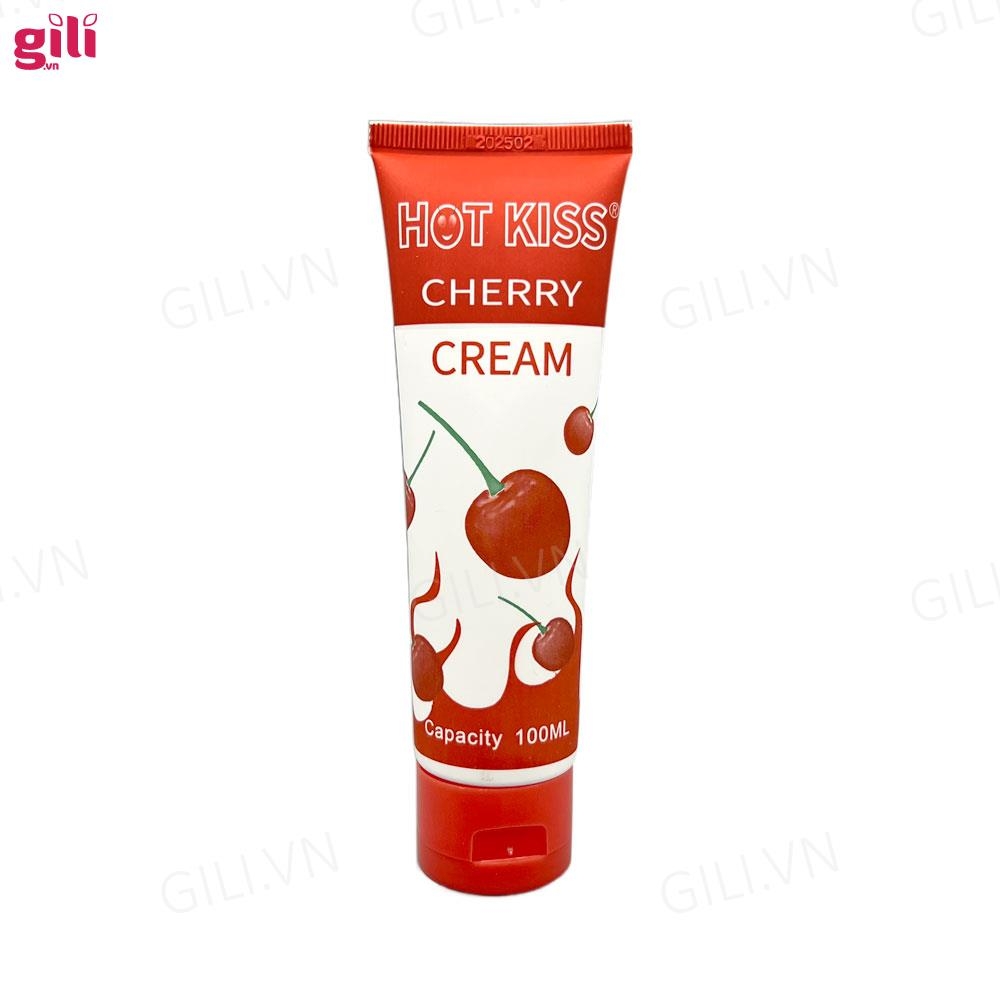 Gel bôi trơn hương cherry Hot Kiss Cherry 100ml chính hãng