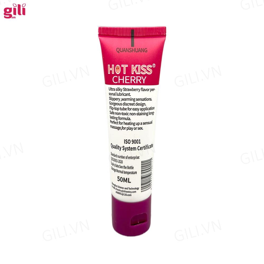 Gel bôi trơn hương dâu Hot Kiss Strawberry 50ml chính hãng
