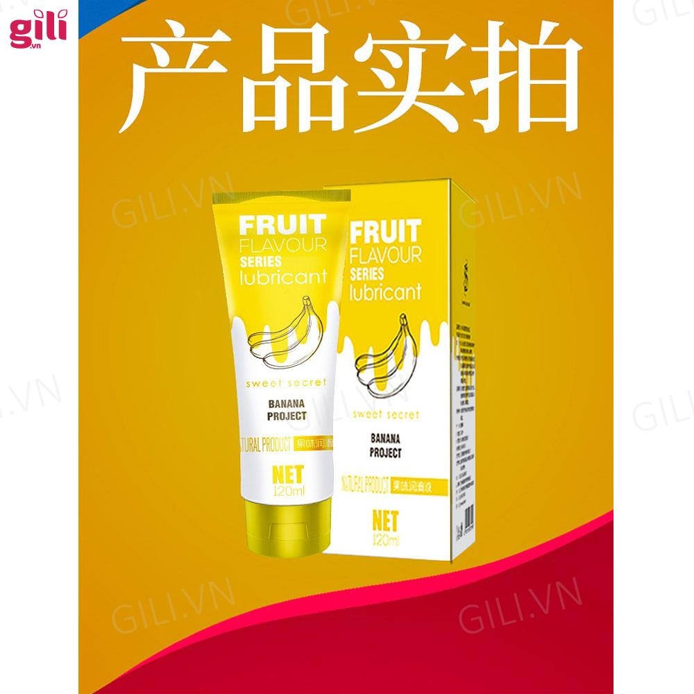 Gel bôi trơn Olo Sweet Secret Fruit Flavour hương chuối 120ml chính hãng