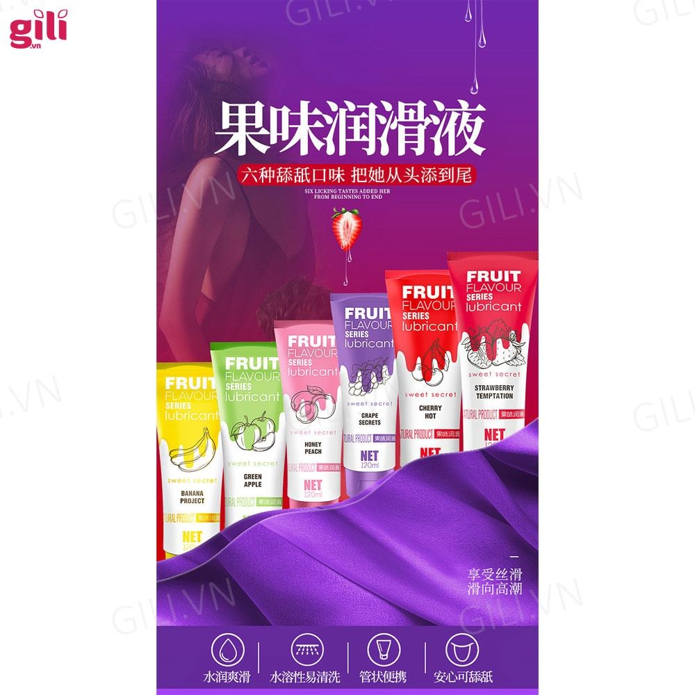 Gel bôi trơn Olo Sweet Secret Fruit Flavour hương chuối 120ml chính hãng