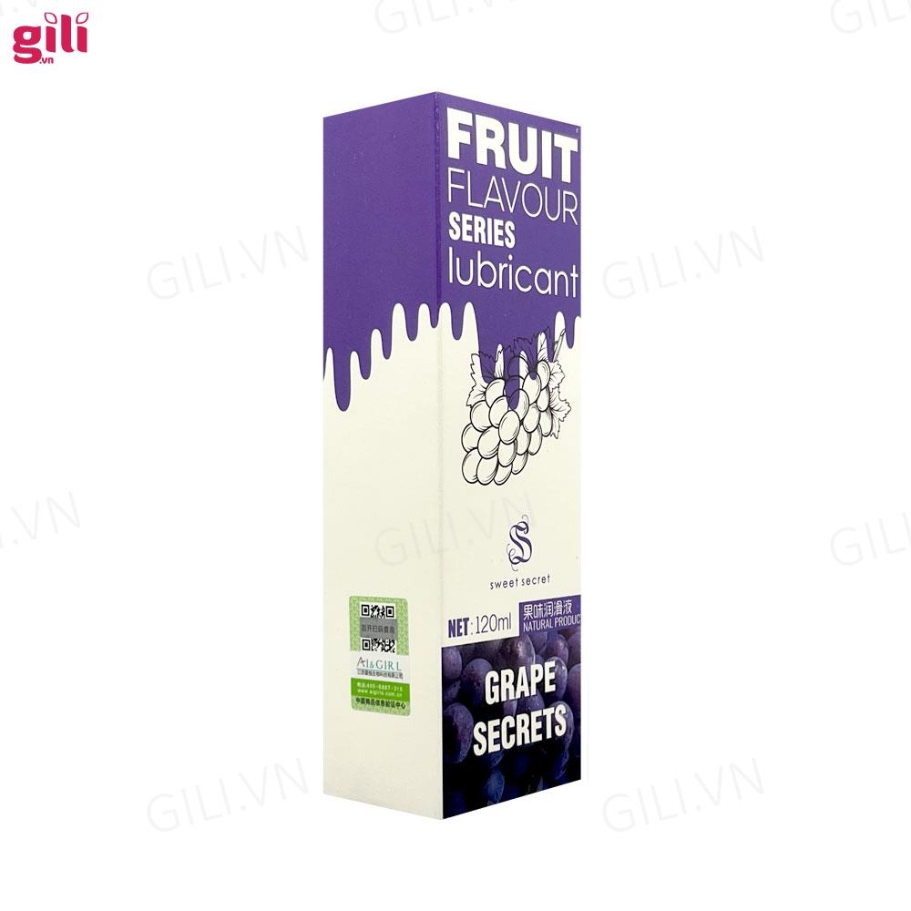 Gel bôi trơn Olo Sweet Secret Fruit Flavour hương nho 120ml chính hãng