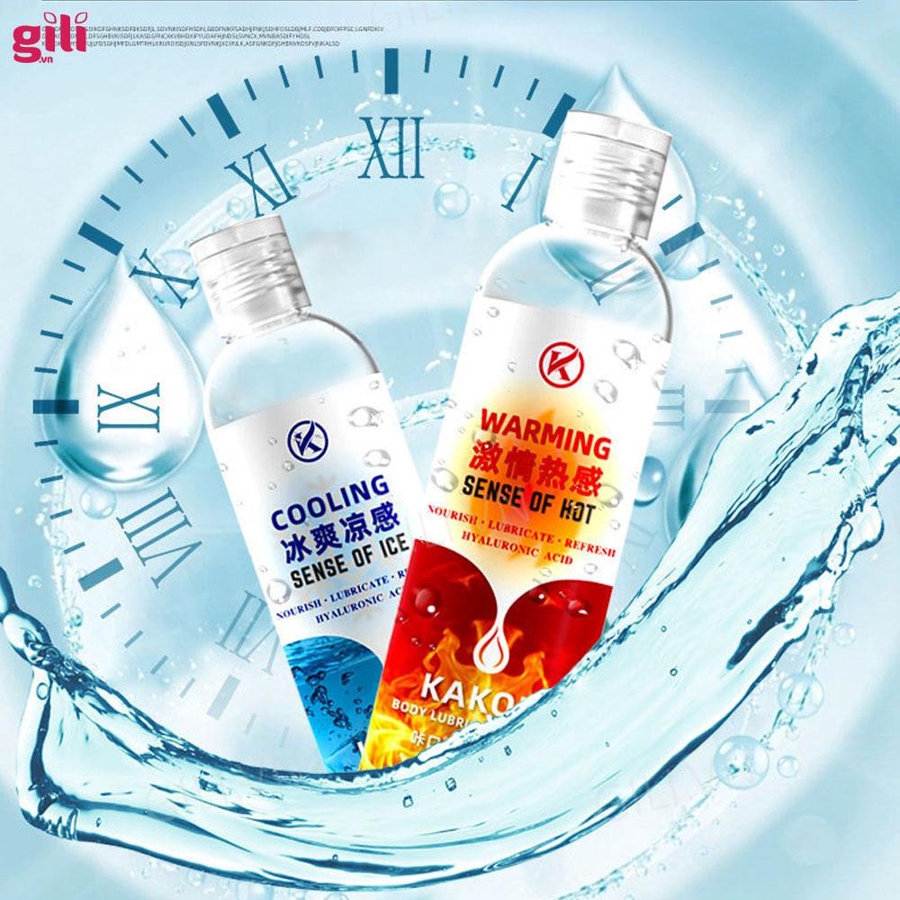 Gel bôi trơn gốc nước Kakou Cooling 200ml tăng khoái cảm chính hãng