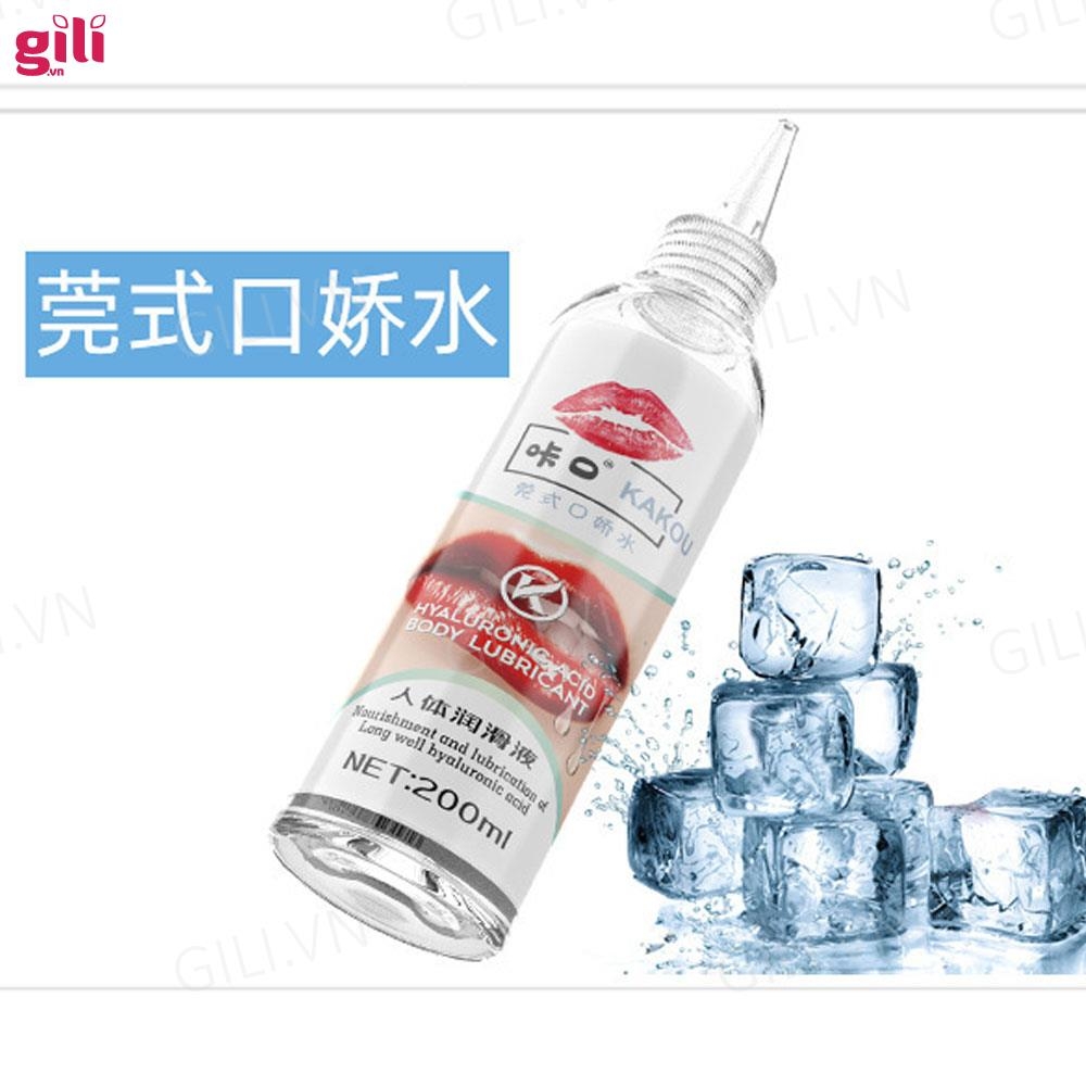 Gel bôi trơn gốc nước dưỡng ẩm Kakou Son Môi 200ml chính hãng