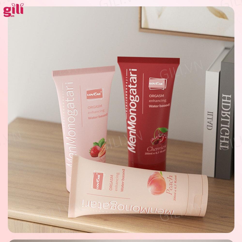 Gel bôi trơn hậu môn Lovcave Monogatari hương Cherry 200ml chính hãng