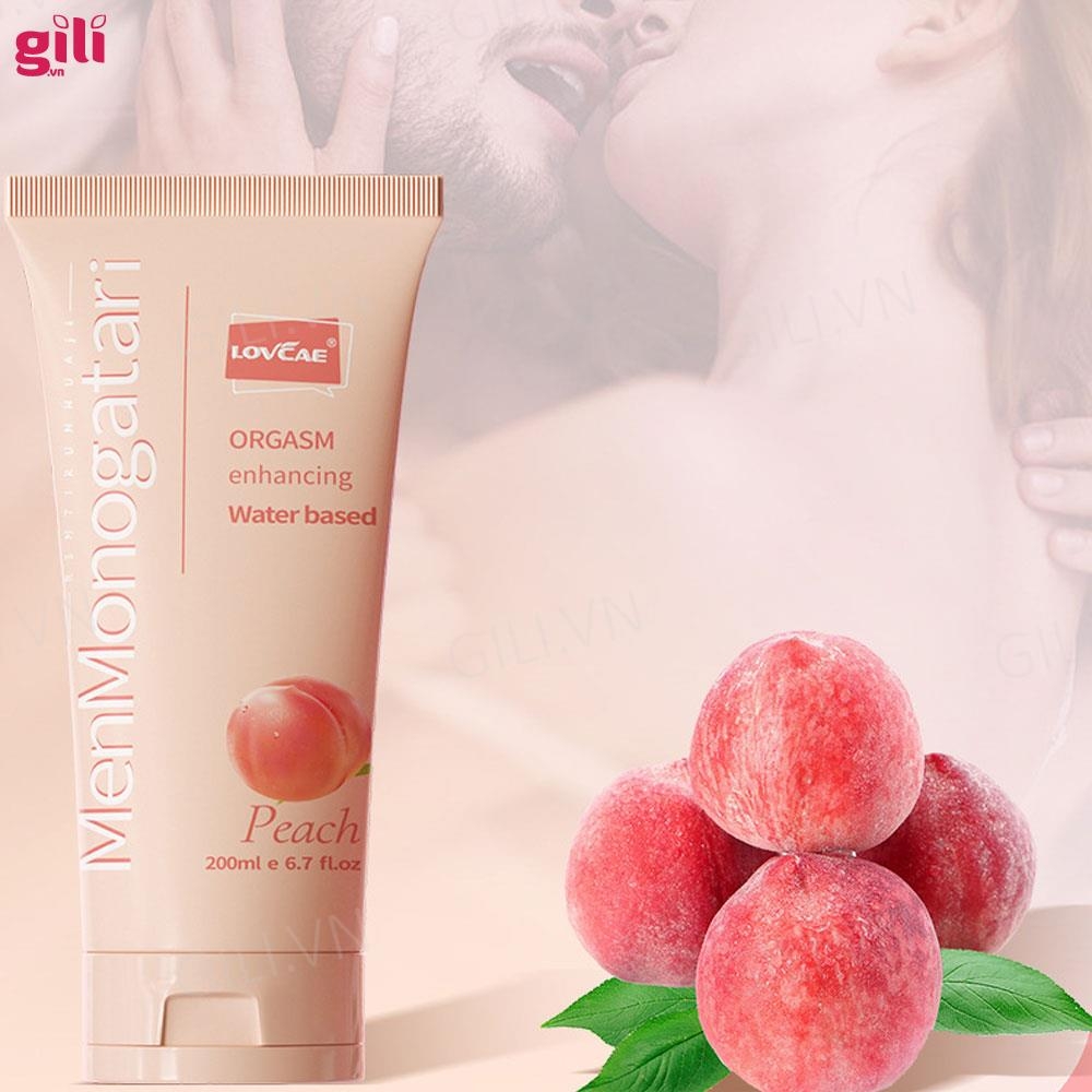 Gel bôi trơn hậu môn Lovcave Monogatari hương Đào 200ml chính hãng