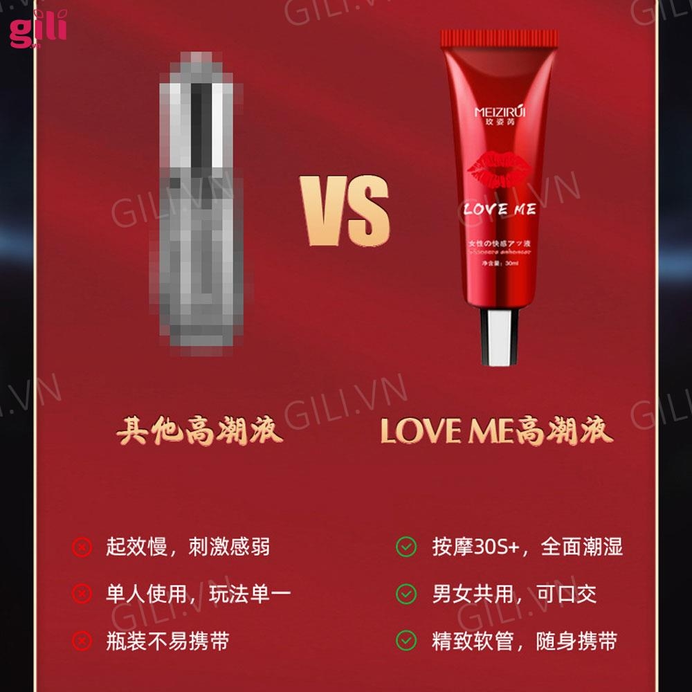 Gel bôi trơn Meizirui Love Me 30ml tăng khoái cảm chính hãng