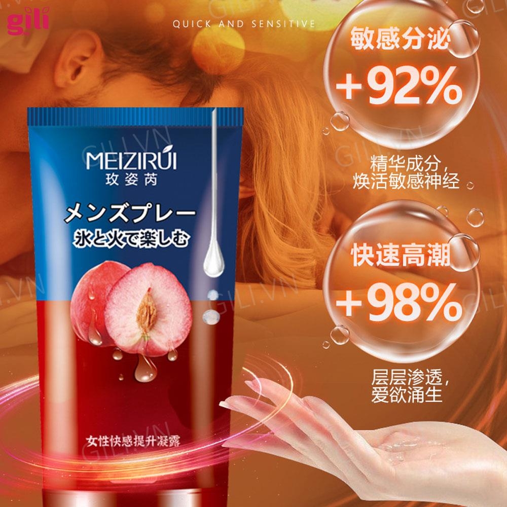 Gel bôi trơn Meizirui Quả Đào 50ml tăng khoái cảm chính hãng
