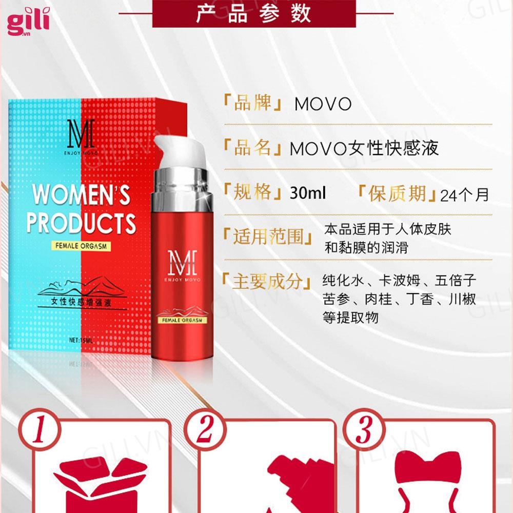 Gel bôi trơn Movo Female Orgasm 15ml tăng khoái cảm cho nữ chính hãng