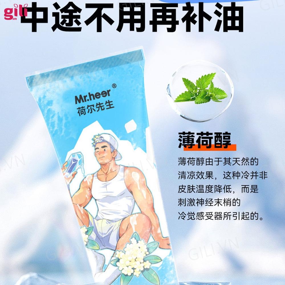 Gel bôi trơn gốc nước Mr. Heer Cooling 30ml tăng khoái cảm chính hãng