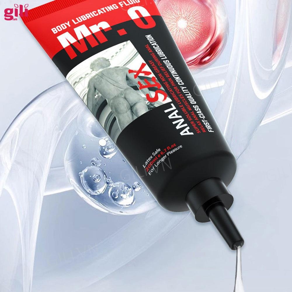 Gel bôi trơn hậu môn Mr. O Body Lubricating Fluid 200ml chính hãng
