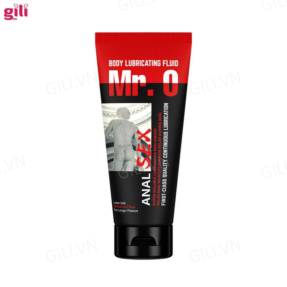 Gel bôi trơn hậu môn Mr. O Body Lubricating Fluid 200ml chính hãng