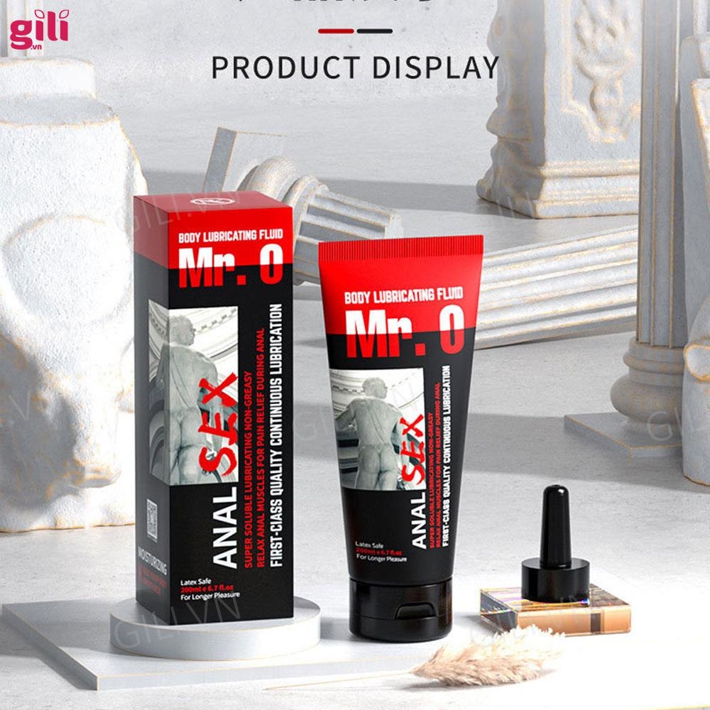 Gel bôi trơn hậu môn Mr. O Body Lubricating Fluid 200ml chính hãng
