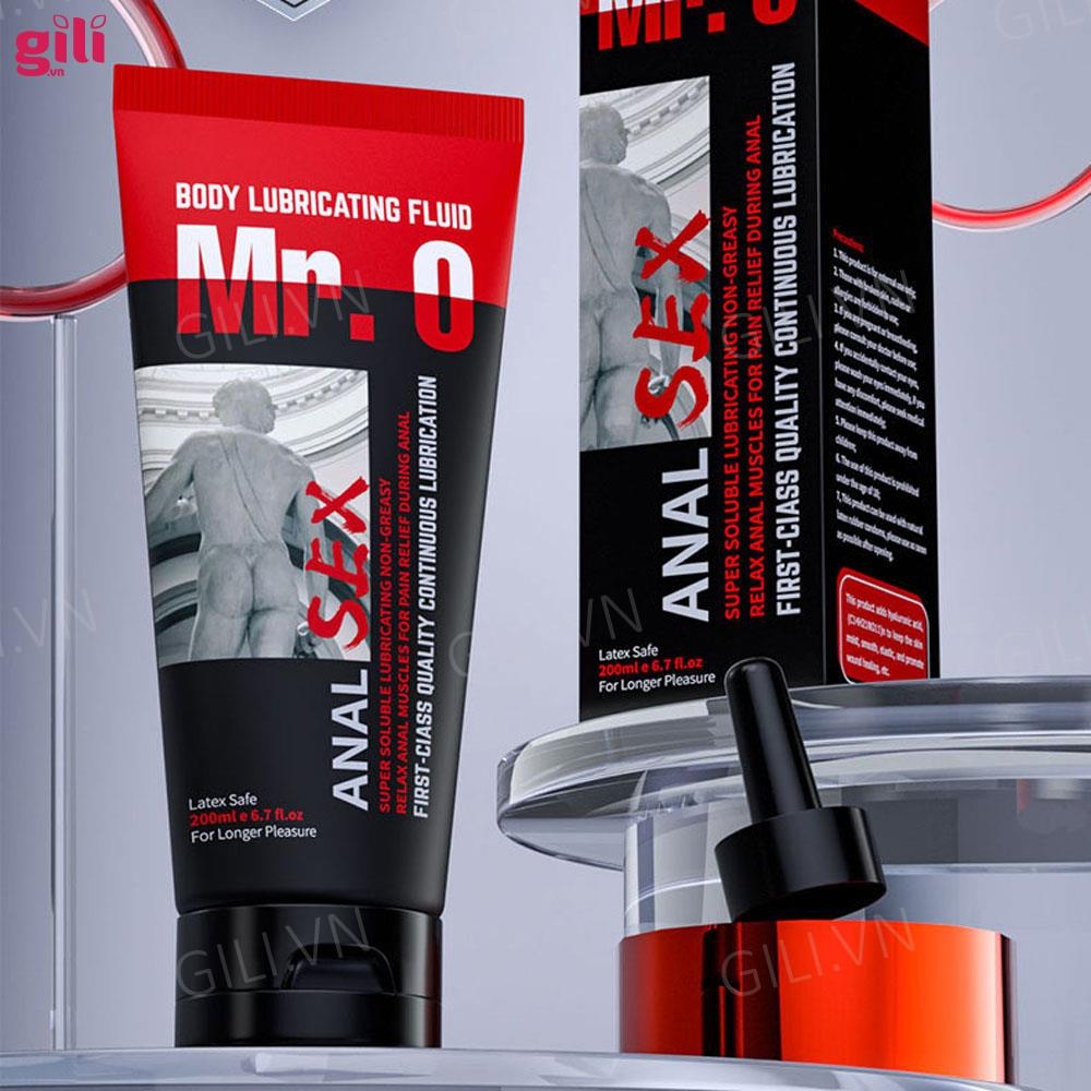 Gel bôi trơn hậu môn Mr. O Body Lubricating Fluid 200ml chính hãng