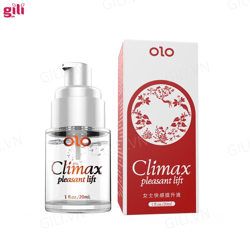 Gel bôi trơn Olo Climax Pleasant Lift 20ml tăng khoái cảm nữ chính hãng