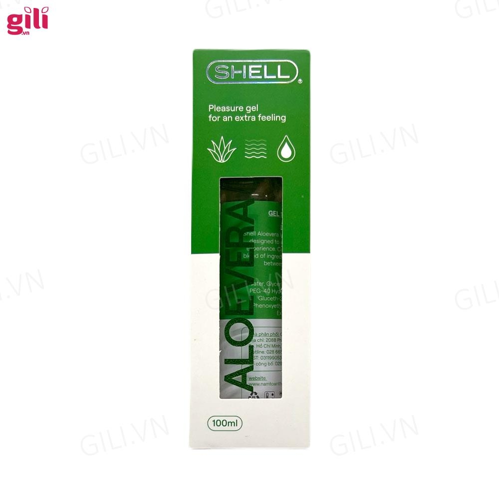 Gel bôi trơn tinh chất lô hội Shell Aloe Vera 100ml chính hãng